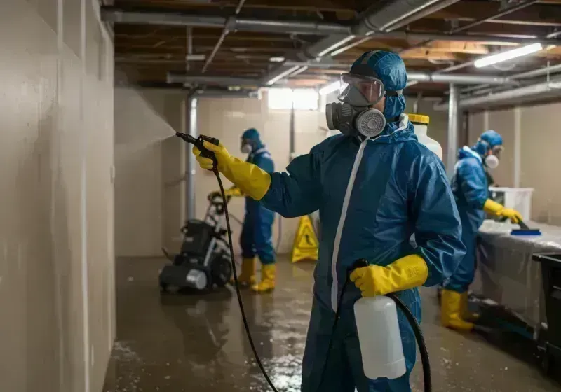 Basement Sanitization and Antimicrobial Treatment process in Ottawa, IL